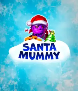  Оцените уникальный слот "Santa Mummy" от Belatra, где мумия в костюме Санты добавляет веселья в праздники. На изображении изображена мумия, одетая в костюм Санты, окруженная снежными хлопьями. Она напоминает новогоднее веселье и радость. Название игры "Santa Mummy" изображено крупными белыми буквами на голубом облаке.